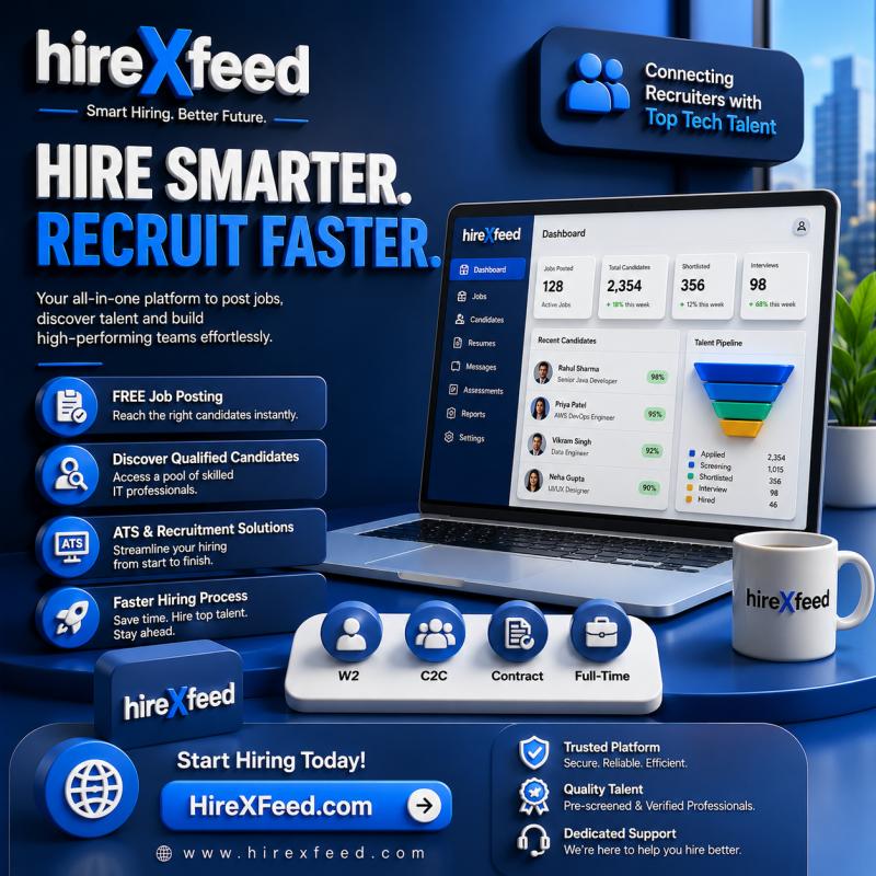 Attachment 1 for Start Hiring Today → HireXFeed.com