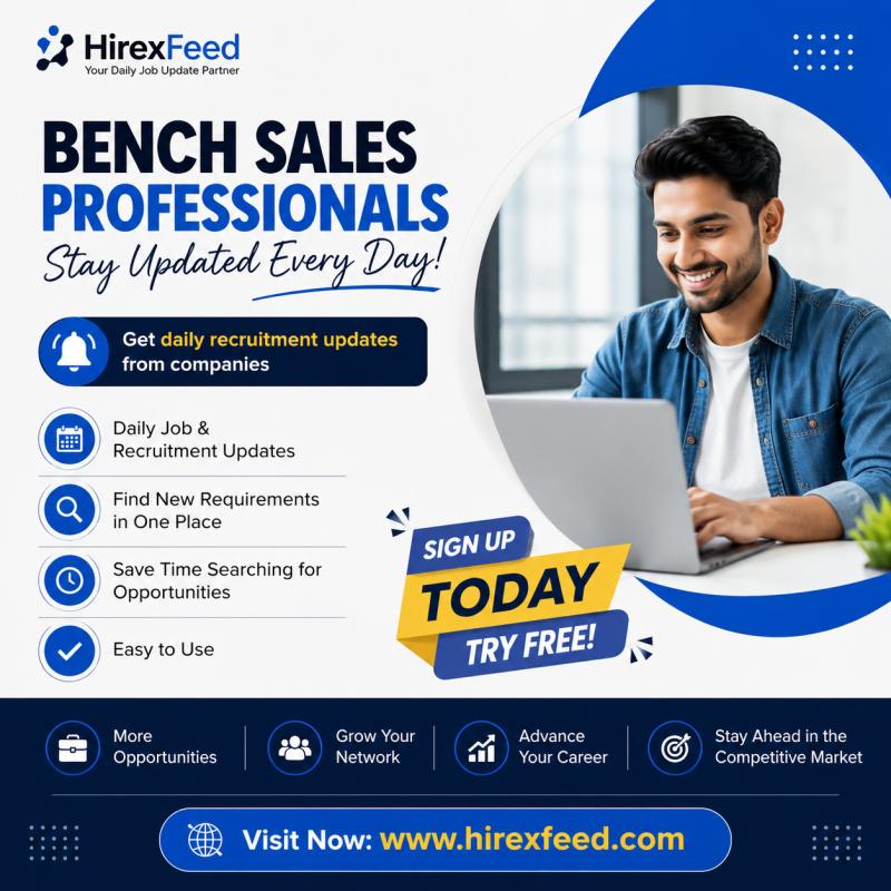 Attachment 1 for ๐ Bench Sales Professionals โ Stay Updated Every Day!